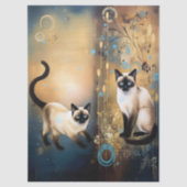 Decoupage Celestial Kitten 薄葉紙 (正面)
