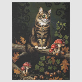 Decoupage Celestial Kitten 薄葉紙