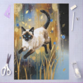 Decoupage Celestial Kitten 薄葉紙 (クラフト)