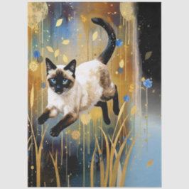 Decoupage Celestial Kitten 薄葉紙