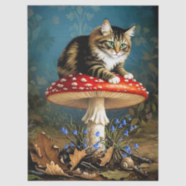 Decoupage Celestial Kitten 薄葉紙