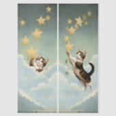 Decoupage Celestial Kitten 薄葉紙 (正面)