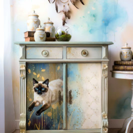 Decoupage Celestial Kitten 薄葉紙