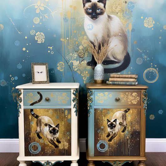 Decoupage Celestial Kitten 薄葉紙