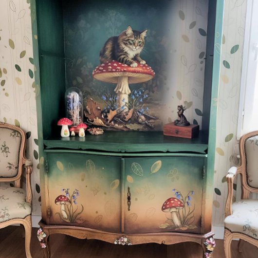 Decoupage Celestial Kitten 薄葉紙