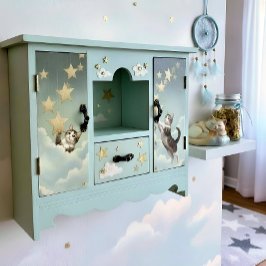 Decoupage Celestial Kitten 薄葉紙