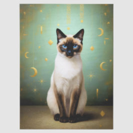 Decoupage Celestial Kitten 薄葉紙