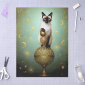 Decoupage Celestial Kitten 薄葉紙 (クラフト)