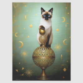 Decoupage Celestial Kitten 薄葉紙