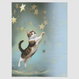 Decoupage Celestial Kitten 薄葉紙