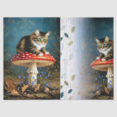 Decoupage Celestial Kitten 薄葉紙 (正面)