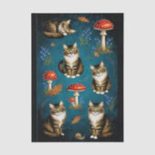 Decoupage Celestial Kitten 薄葉紙 (正面)
