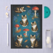 Decoupage Celestial Kitten 薄葉紙 (クラフト)