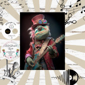 Decoupage Chameleon Rock Fur Feather Funk Band 薄葉紙