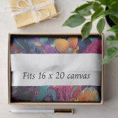 Decoupage Cheshire Cat Fits 16x20 Canvas 薄葉紙 (ギフト)