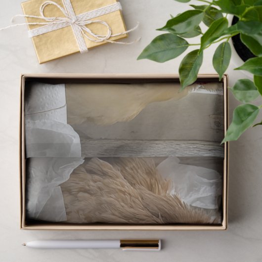 Decoupage Chicken Window Seat Tissue Humor  薄葉紙 (ギフト)