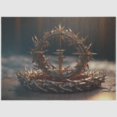 Decoupage Christ Crown Easter Resurrection 薄葉紙 (正面)