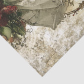 Decoupage Christmas Elf Legs White Stocking 薄葉紙 (詳細)