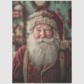 Decoupage Classic Photo Santa Claus  薄葉紙 (正面)