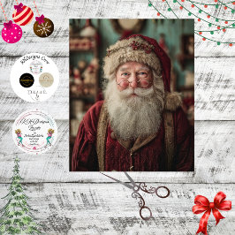 Decoupage Classic Photo Santa Claus  薄葉紙