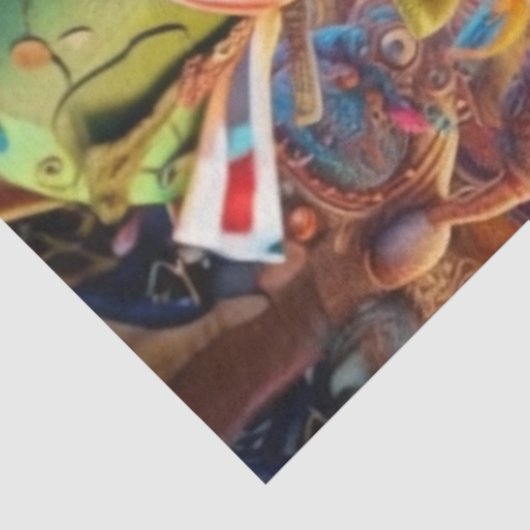 Decoupage Clown & Cat Chaos Enchanted Forest  薄葉紙 (詳細)