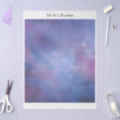 Decoupage Cosmic Nebula Backdrop Mermaid 16x20  薄葉紙 (クラフト)