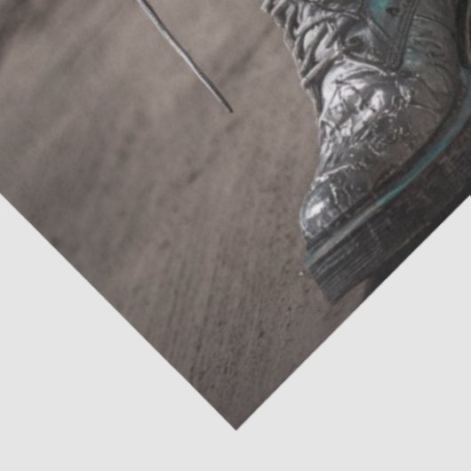 Decoupage Country Girl Turquoise Guitar Strings 薄葉紙 (詳細)