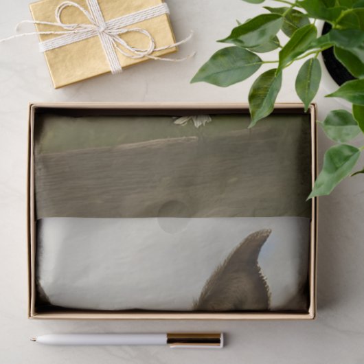 Decoupage Countryside Donkey Red Barn  薄葉紙 (ギフト)