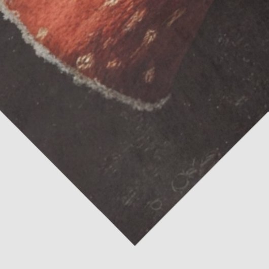 Decoupage Cowboy Santa & Rudolph Peeking  薄葉紙 (詳細)