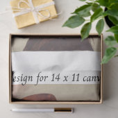 Decoupage Cowgirl Silhouette 11x14 Canvas Coasters 薄葉紙 (ギフト)