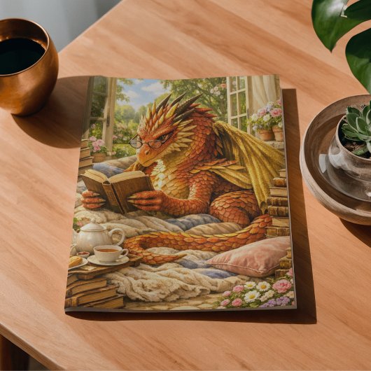 Decoupage Cozy Reading Dragon 薄葉紙