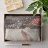 Decoupage Curious Girl White Rabbit Pocket Watch 薄葉紙 (ギフト)