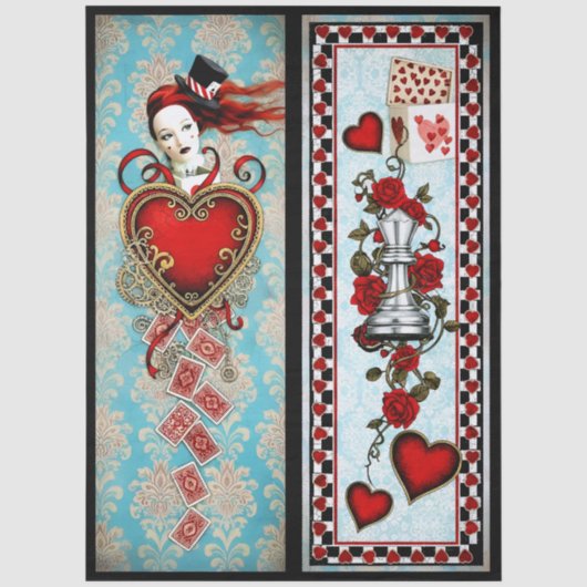 Decoupage Curious Wonderland 薄葉紙 (正面)