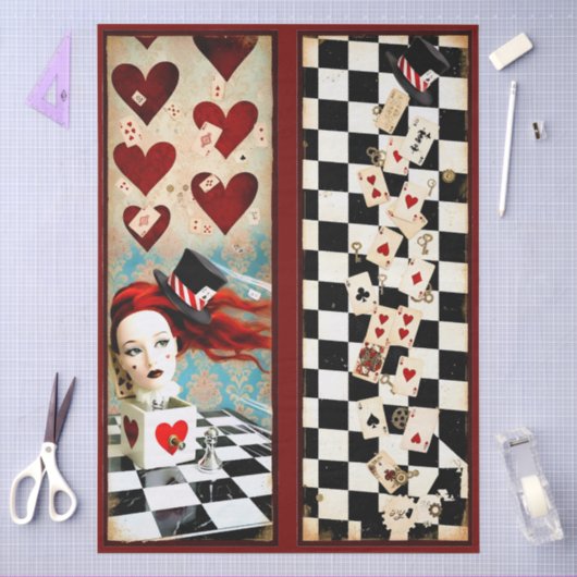 Decoupage Curious Wonderland 薄葉紙 (クラフト)
