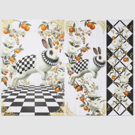 Decoupage Curious Wonderland 薄葉紙 (正面)