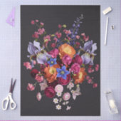 Decoupage Dark Botanical Bloom 薄葉紙 (クラフト)