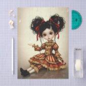Decoupage Dark Circus Doll 薄葉紙 (クラフト)