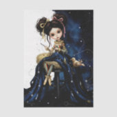 Decoupage Dark Circus Doll 薄葉紙 (正面)