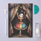 Decoupage Dark Circus Doll 薄葉紙 (クラフト)