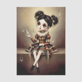 Decoupage Dark Circus Doll 薄葉紙