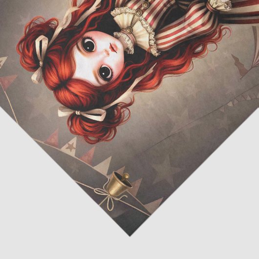 Decoupage Dark Circus Doll 薄葉紙 (詳細)