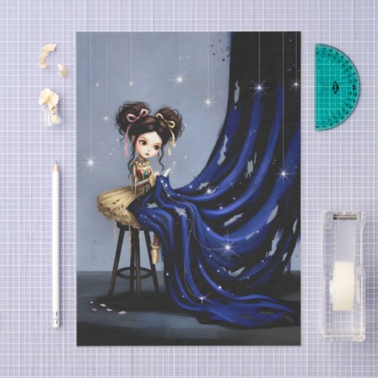 Decoupage Dark Circus Doll 薄葉紙 (クラフト)