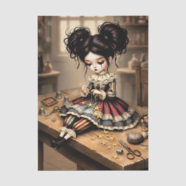 Decoupage Dark Circus Doll 薄葉紙