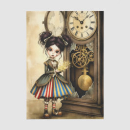 Decoupage Dark Circus Doll 薄葉紙