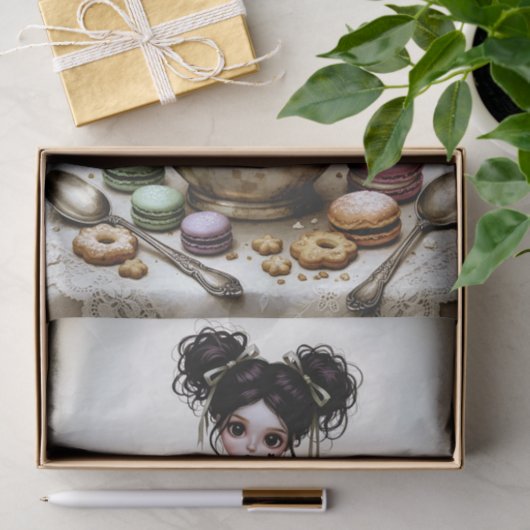 Decoupage Dark Circus Doll 薄葉紙 (ギフト)