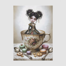 Decoupage Dark Circus Doll 薄葉紙