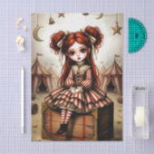 Decoupage Dark Circus Doll 薄葉紙 (クラフト)