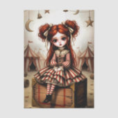 Decoupage Dark Circus Doll 薄葉紙 (正面)