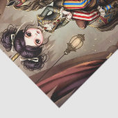 Decoupage Dark Circus Doll 薄葉紙 (詳細)