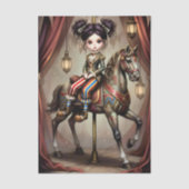 Decoupage Dark Circus Doll 薄葉紙 (正面)